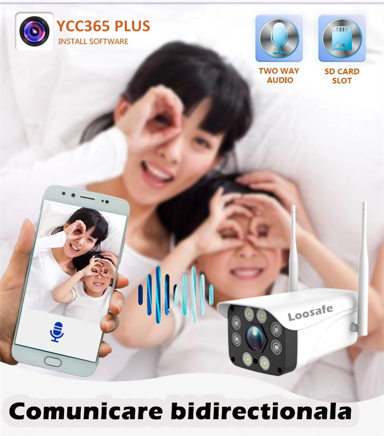 Camera de supraveghere WIFI Loosafe Y9018 Camera de supraveghere WIFI Loosafe Y9018